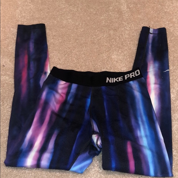 Nike Pants - Nike pro Dri-fit colorful leggings